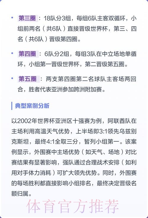 2026世界杯外围赛制与赛程全解析